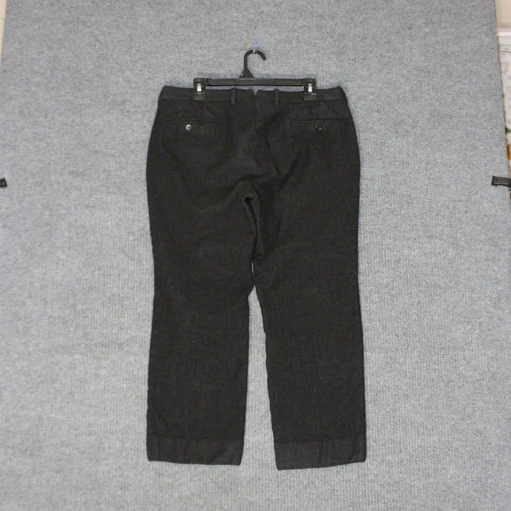 Tom Ford Wool Cashmere Trousers Mens 38 Charcoal Grey Dress Pants Made in Swiss‎